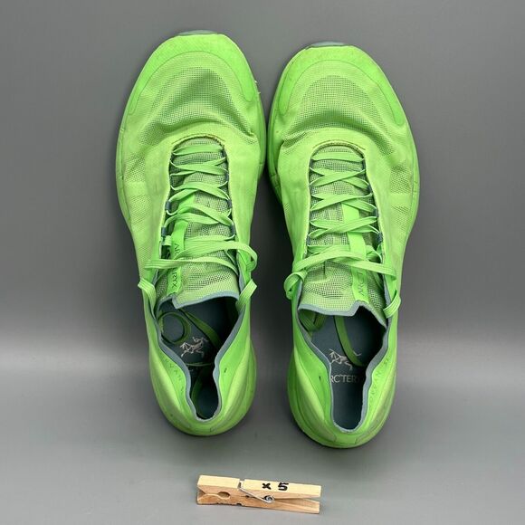 Arc'teryx Norvan SL Women's 8 Neon Green Athletic Shoes Lace Low Running Sneaker - Picture 9 of 9